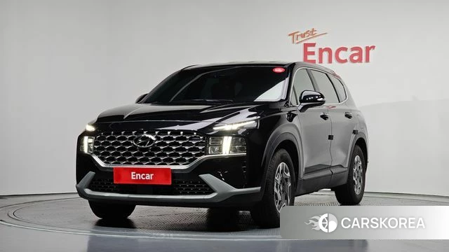 Hyundai The New Santa Fe 2021 Черный из Кореи