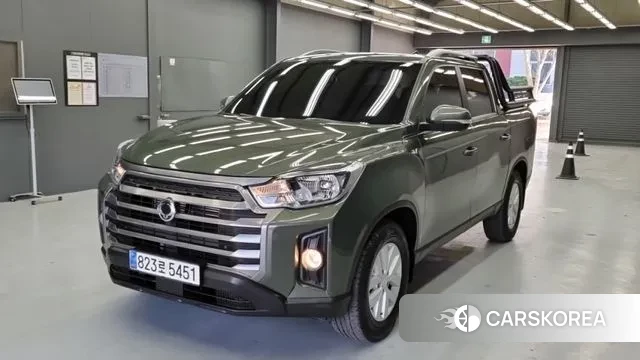 Ssangyong The New Rexton Sport 2024 Светло-зеленый из Кореи