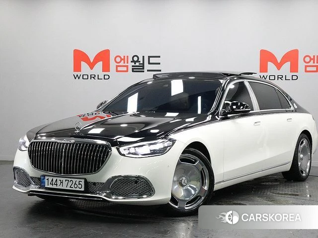 Mercedes-Benz S-Class W223 2023 Белый двухцветный из Кореи