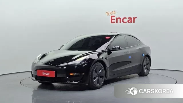 Tesla Model 3 2021 Черный из Кореи