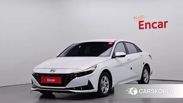 Hyundai Avante (CN7) 2022 Белый из Кореи
