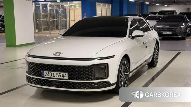 Hyundai Grandeur Hybrid (GN7) 2024 Белый из Кореи