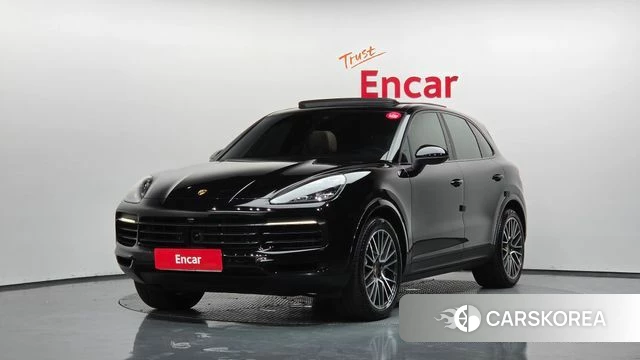 Porsche Cayenne (PO536) 2020 Черный из Кореи