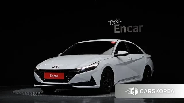 Hyundai Avante (CN7) 2022 Белый из Кореи