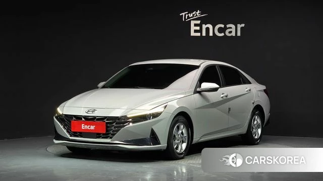 Hyundai Avante (CN7) 2020 Серебристо-серый из Кореи
