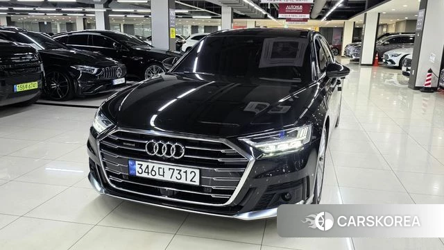 Audi A8 (D5) 2021 Черный из Кореи