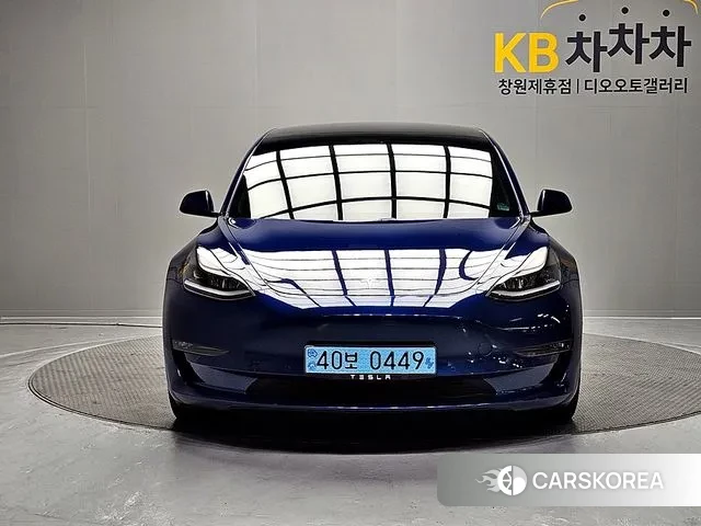 Tesla Model 3 2021 Синий из Кореи