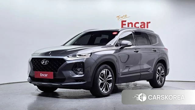 Hyundai Santa Fe TM 2019 Серебристо-серый из Кореи