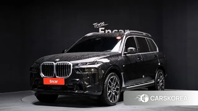 BMW X7 (G07) 2025 Черный из Кореи