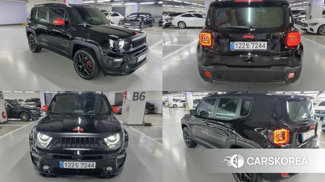 Jeep Renegade 2023 Черный из Кореи