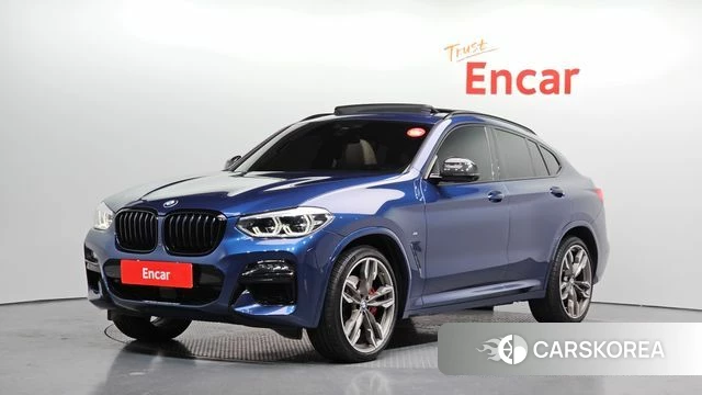 BMW X4 (G02) 2021 Синий из Кореи