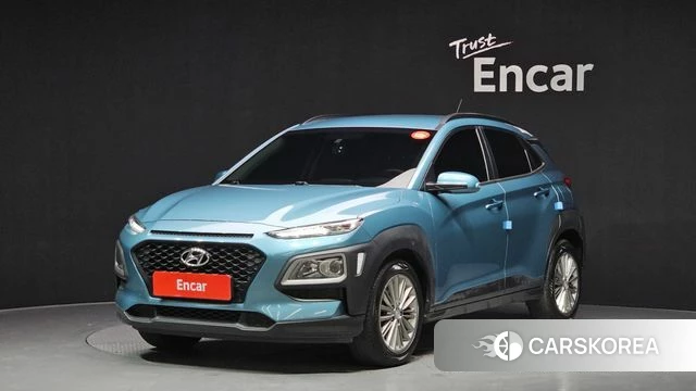 Hyundai Kona 2018 Небесно-голубой из Кореи