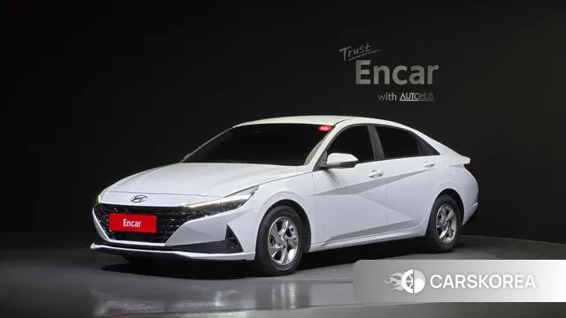 Hyundai Avante (CN7) 2022 Белый из Кореи