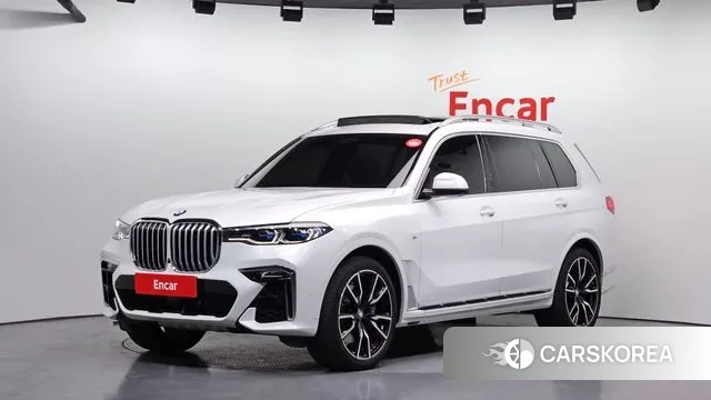 BMW X7 (G07) 2021 Белый из Кореи