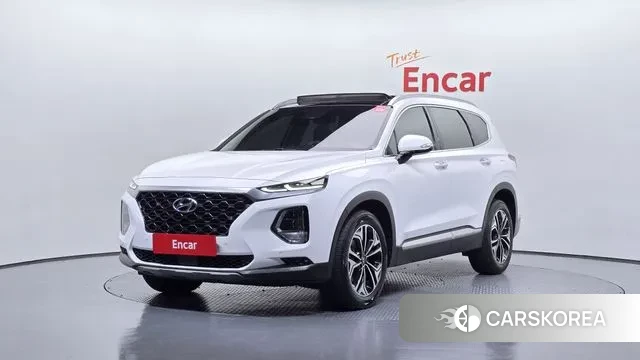 Hyundai Santa Fe TM 2020 Белый из Кореи