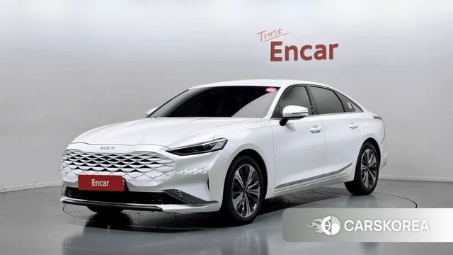 Kia K8 Hybrid 2021 Белый из Кореи