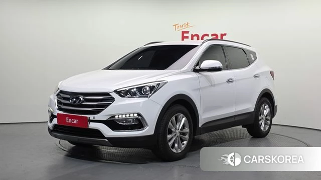 Hyundai Santa Fe The Prime 2018 Белый из Кореи