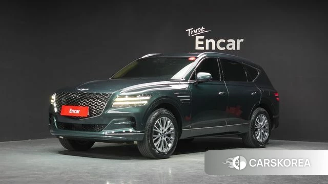 Genesis GV80 2021 Темно-зеленый из Кореи