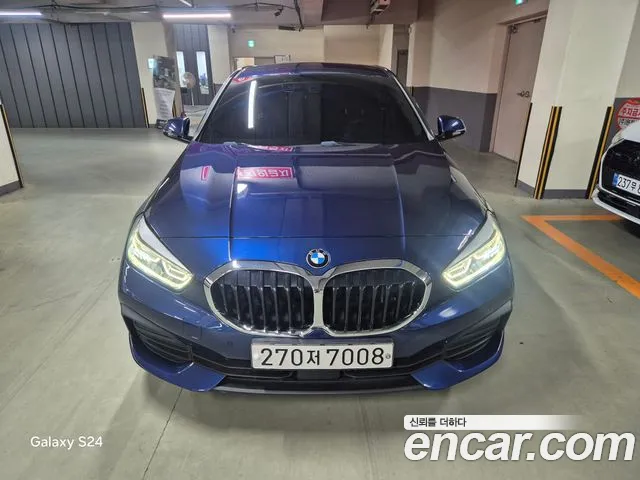 BMW 1 Series (F40) 2020 Синий из Кореи