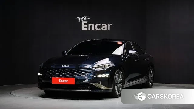 Kia K8 Hybrid 2021 Синий из Кореи