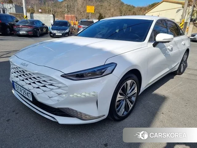 Kia K8 Hybrid 2023 Белый из Кореи