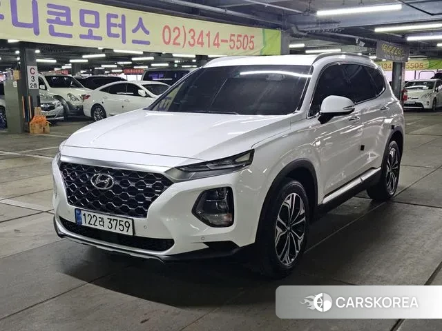 Hyundai Santa Fe TM 2019 Белый из Кореи