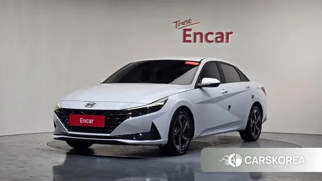 Hyundai Avante (CN7) 2020 Белый из Кореи
