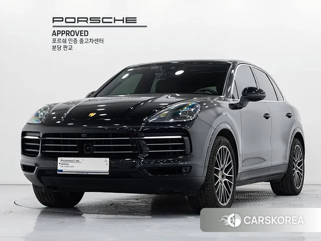 Porsche Cayenne (PO536) 2023 Черный из Кореи