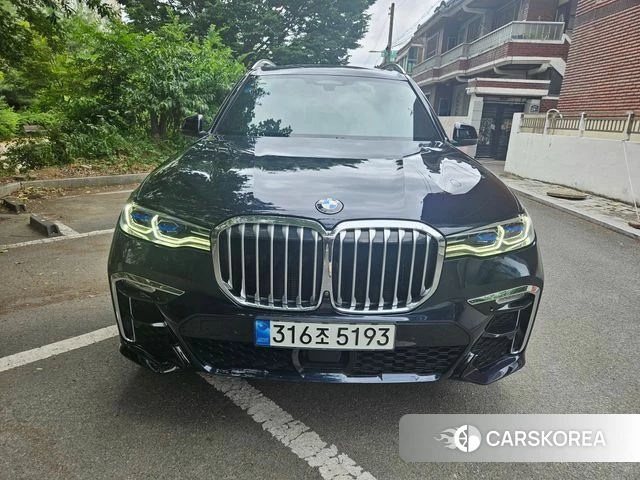 BMW X7 (G07) 2022 Синий из Кореи