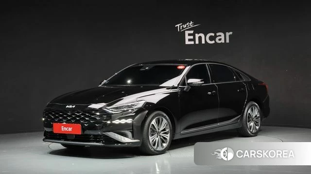 Kia K8 Hybrid 2022 Черный из Кореи