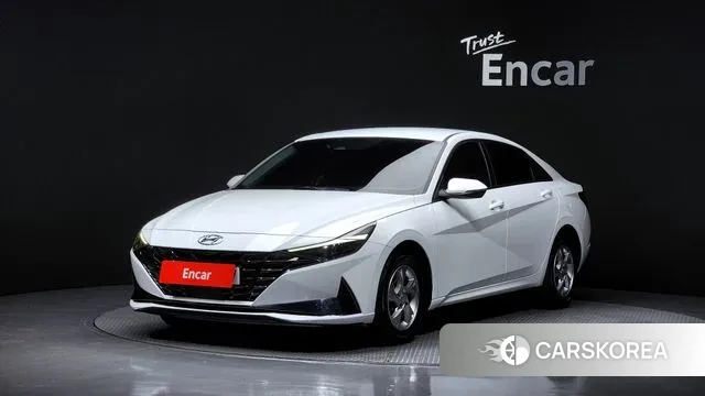 Hyundai Avante (CN7) 2020 Белый из Кореи