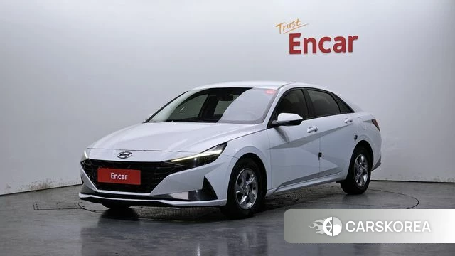 Hyundai Avante (CN7) 2021 Белый из Кореи