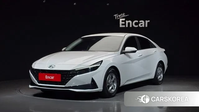 Hyundai Avante (CN7) 2020 Белый из Кореи