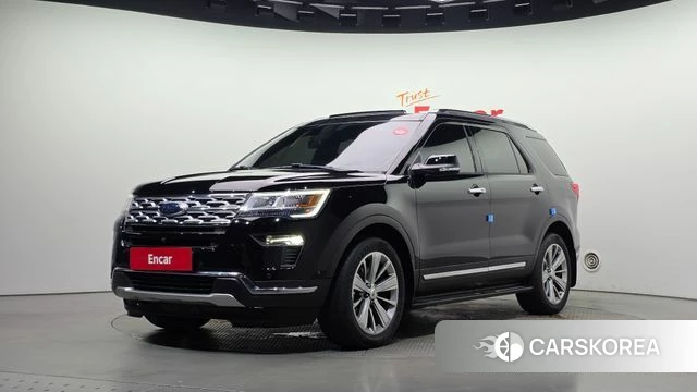 Ford Explorer 2018 Черный из Кореи