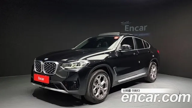 BMW X4 (G02) 2023 Черный из Кореи