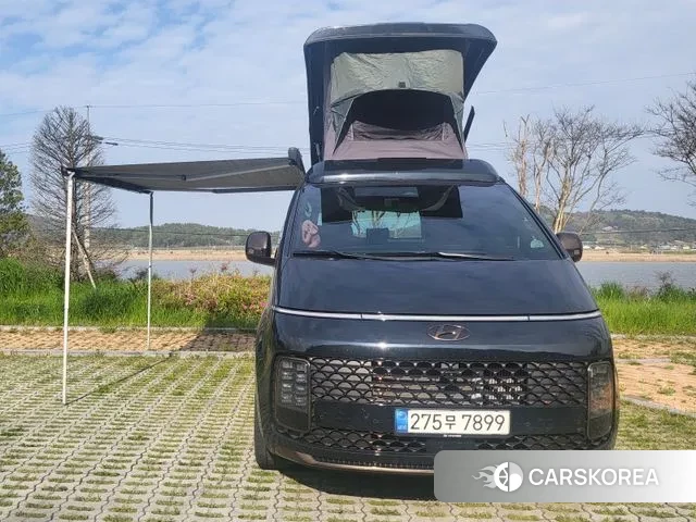 Hyundai Staria 2021 Черный двухцветный из Кореи