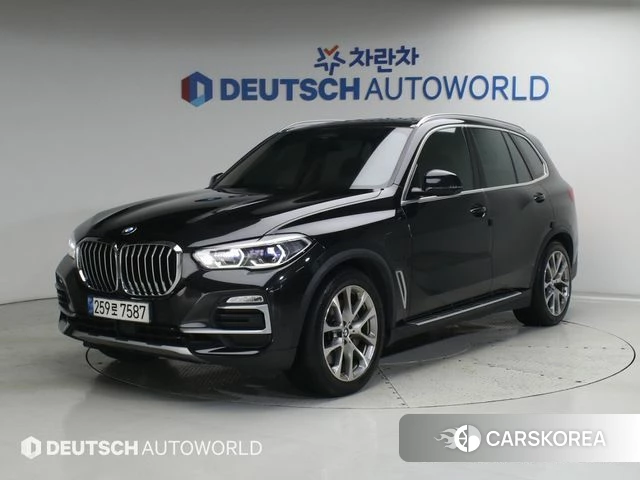 BMW X5 (G05) 2021 Черный из Кореи
