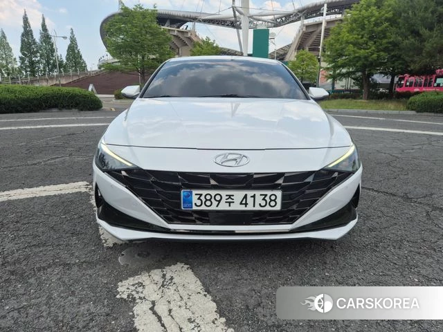 Hyundai Avante (CN7) 2022 Белый из Кореи