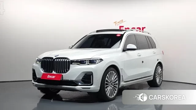 BMW X7 (G07) 2021 Белый из Кореи