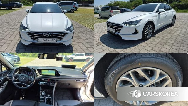 Hyundai Sonata (DN8) 2019 Белый из Кореи