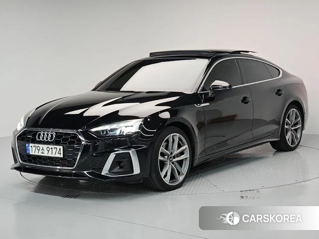 Audi A5 (F5) 2023 Черный из Кореи
