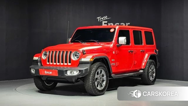 Jeep Wrangler (JL) 2021 Красный из Кореи
