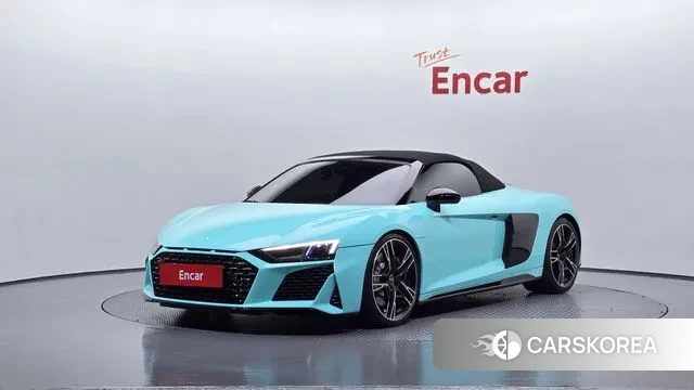 Audi R8 (4S) 2021 Небесно-голубой из Кореи