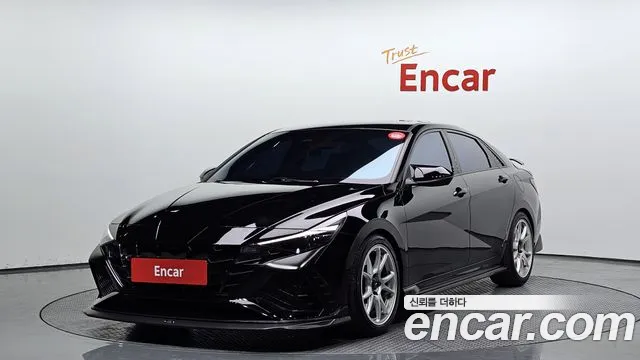 Hyundai Avante (CN7) 2022 Черный из Кореи