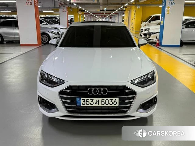 Audi A4 (B9) 2021 Белый из Кореи