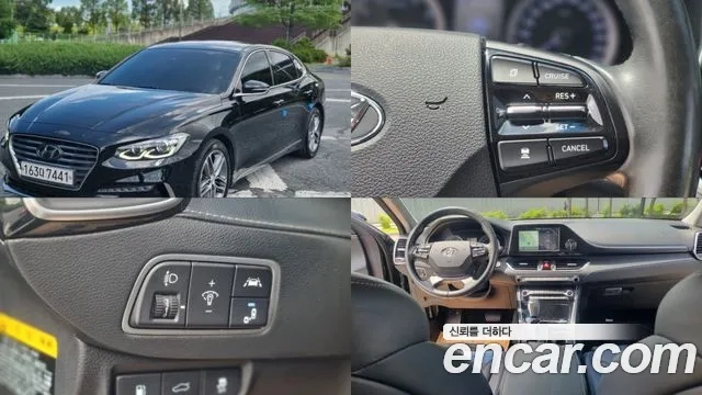 Hyundai Grandeur IG 2018 Черный из Кореи
