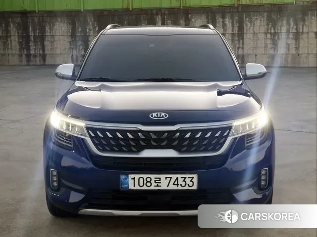 Kia Seltos 2021 Синий из Кореи