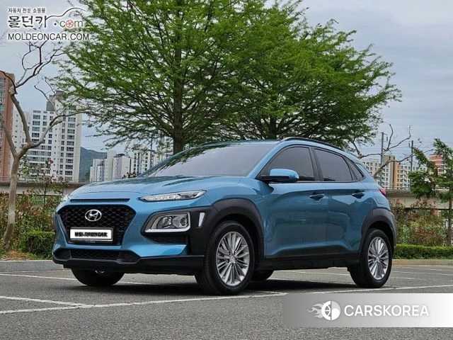 Hyundai Kona 2018 Светло-серебряный цвет из Кореи