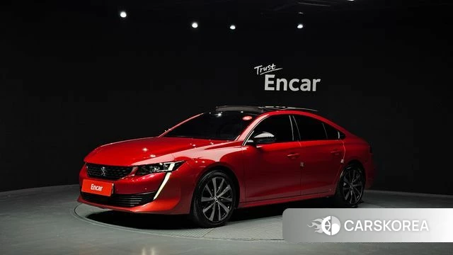 Peugeot 508 second Generation 2020 Красный из Кореи