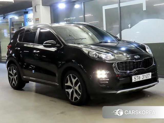 Kia Sportage 4th Generation 2018 Черный из Кореи